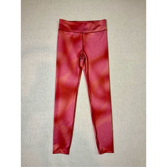 Nike Women’s Dri Fit Leggings Pink Polka Dots Sz XL - Picture 2 of 7